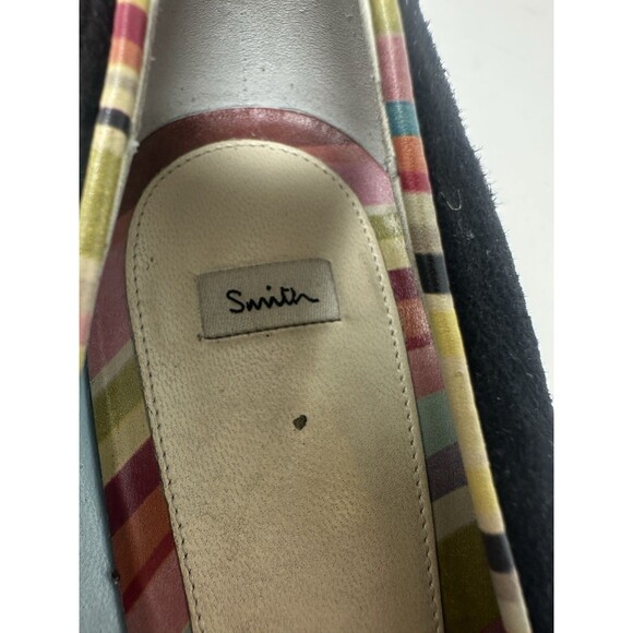 Paul Smith   suede  small hill  Shoes Black   Size  EU 38  pointy  elegant - Picture 9 of 15